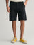 Gant Men Black Solid Slim Fit Mid-Rise Shorts