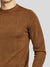 Bruun & Stengade Men Brown Solid Sweater