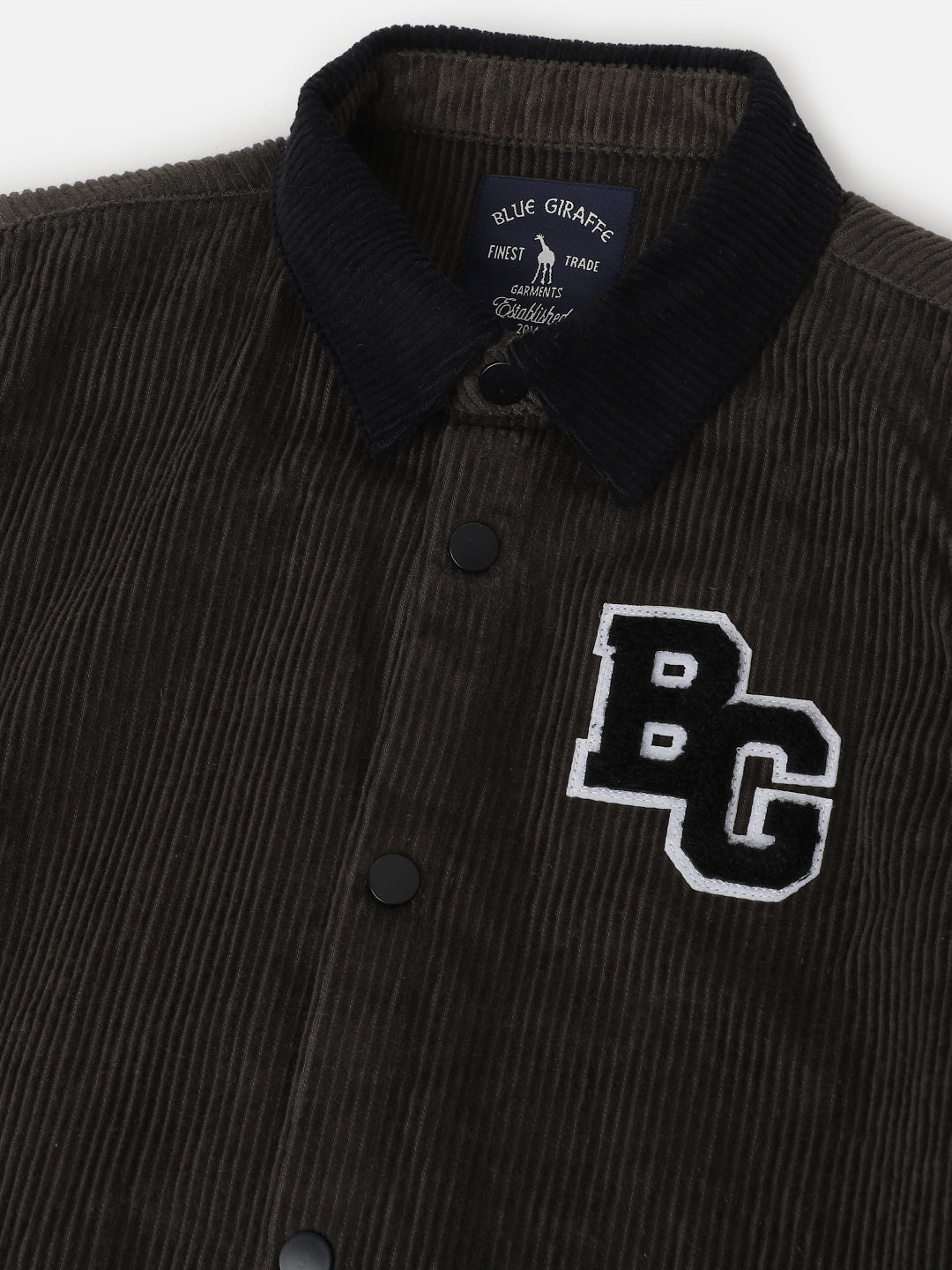 Blue Giraffe Kids Olive Fashion Regular Fit Shirt