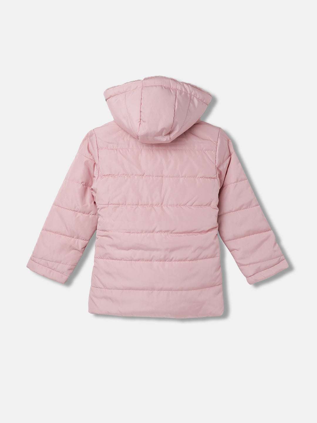 Elle Girls Solid Full Sleeves Stand Collar Jacket