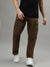 Iconic Men Solid Mid-rise Regular Fit Cargo Trousers