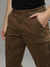 Iconic Men Solid Mid-rise Regular Fit Cargo Trousers