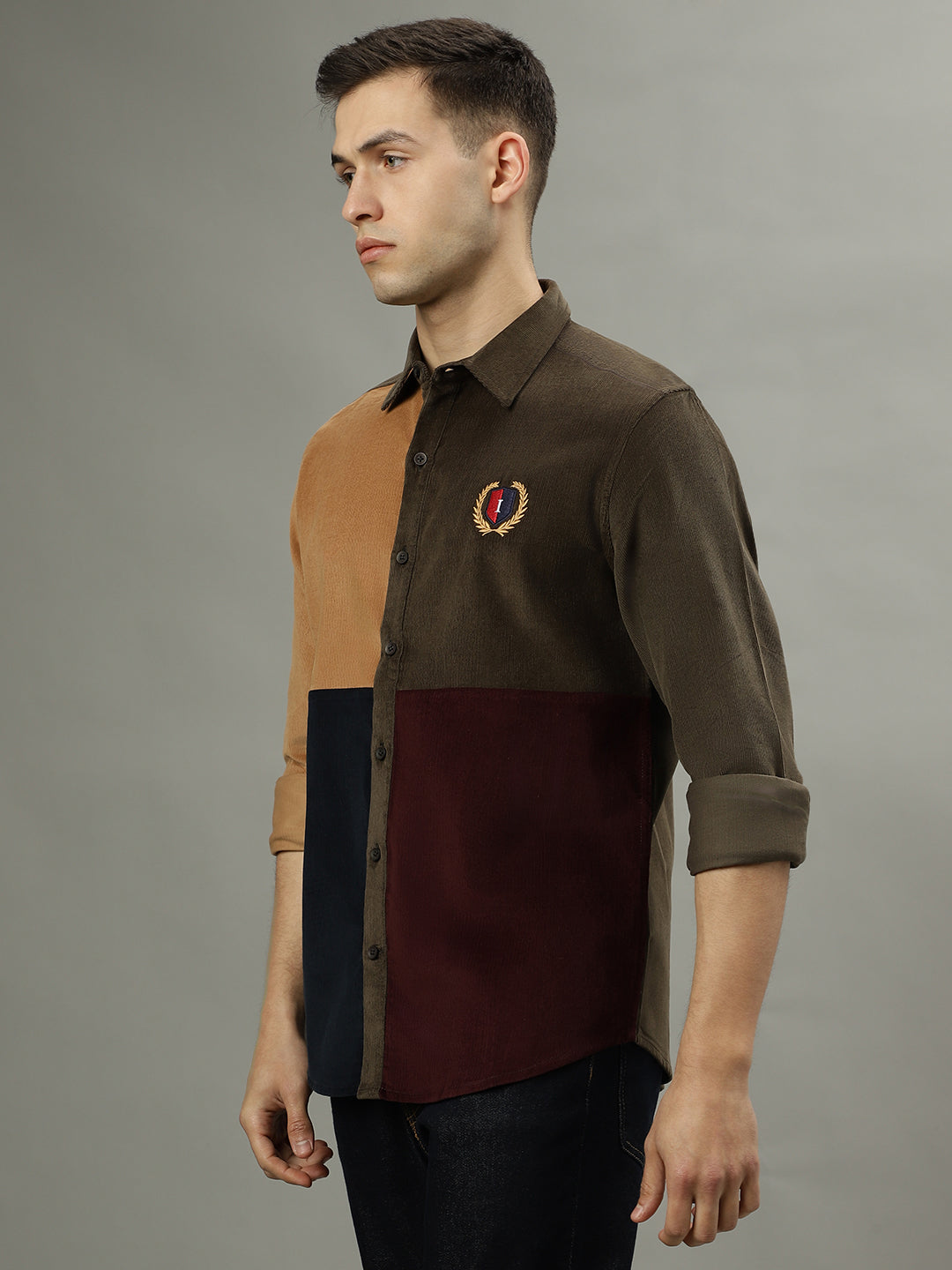 Iconic Multi Color Fashion Regular Fit Shirt