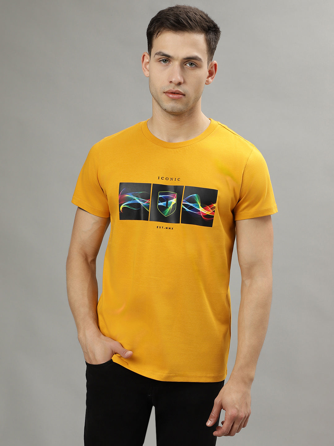 ICONIC Print Cotton T-shirt