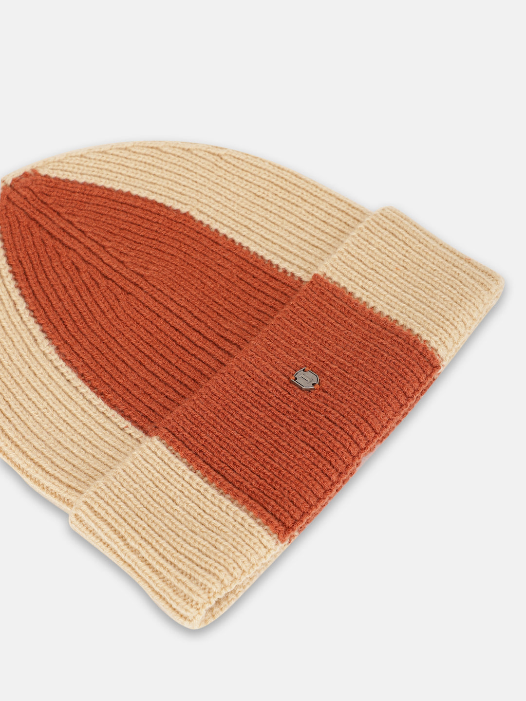 Iconic Women Beige Colour blocked Cap