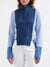 Iconic Women Colour blocked Full Sleeves High Neck Sweater