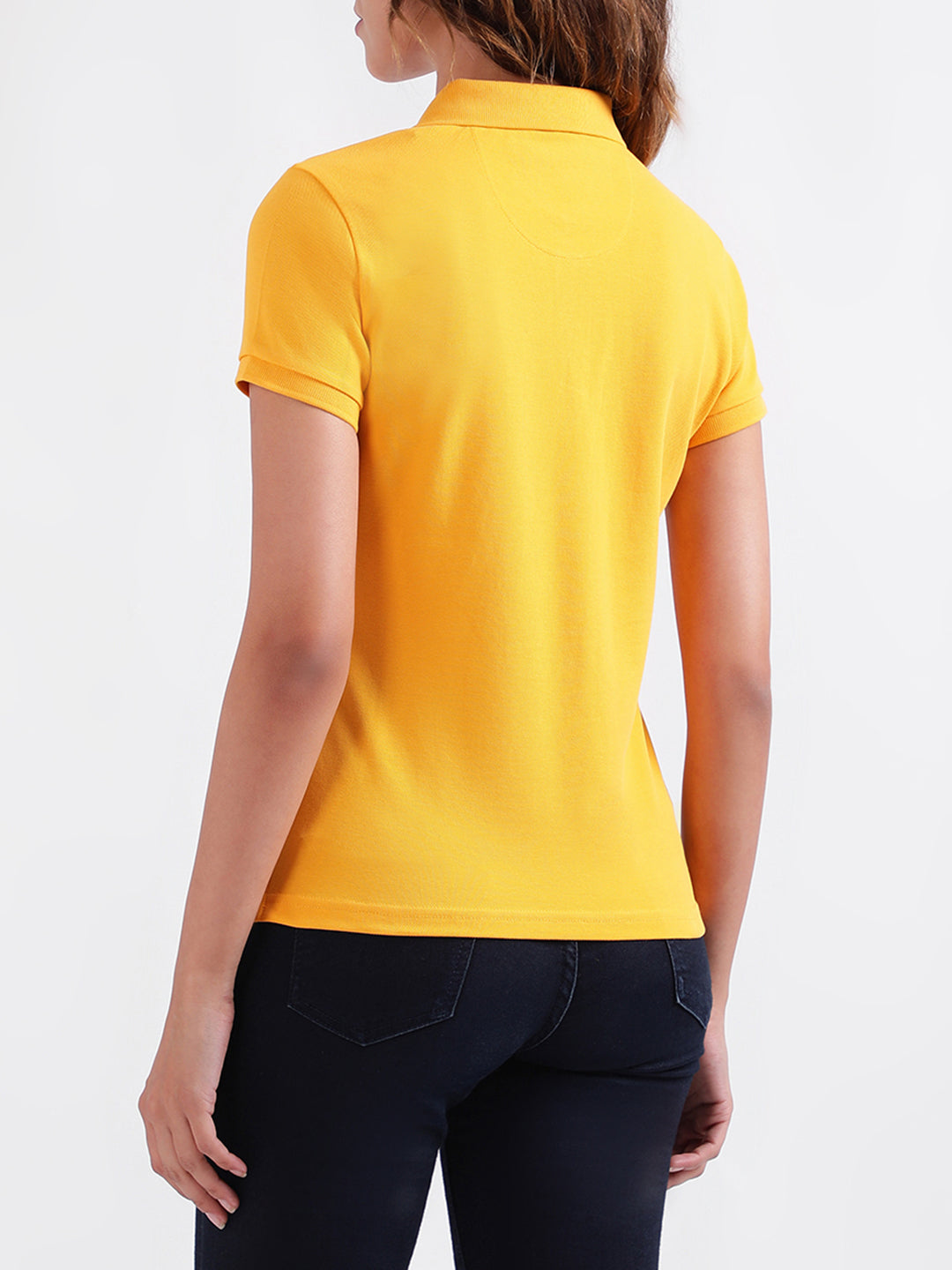 Iconic Mustard Fashion Regular Fit Polo T-Shirt