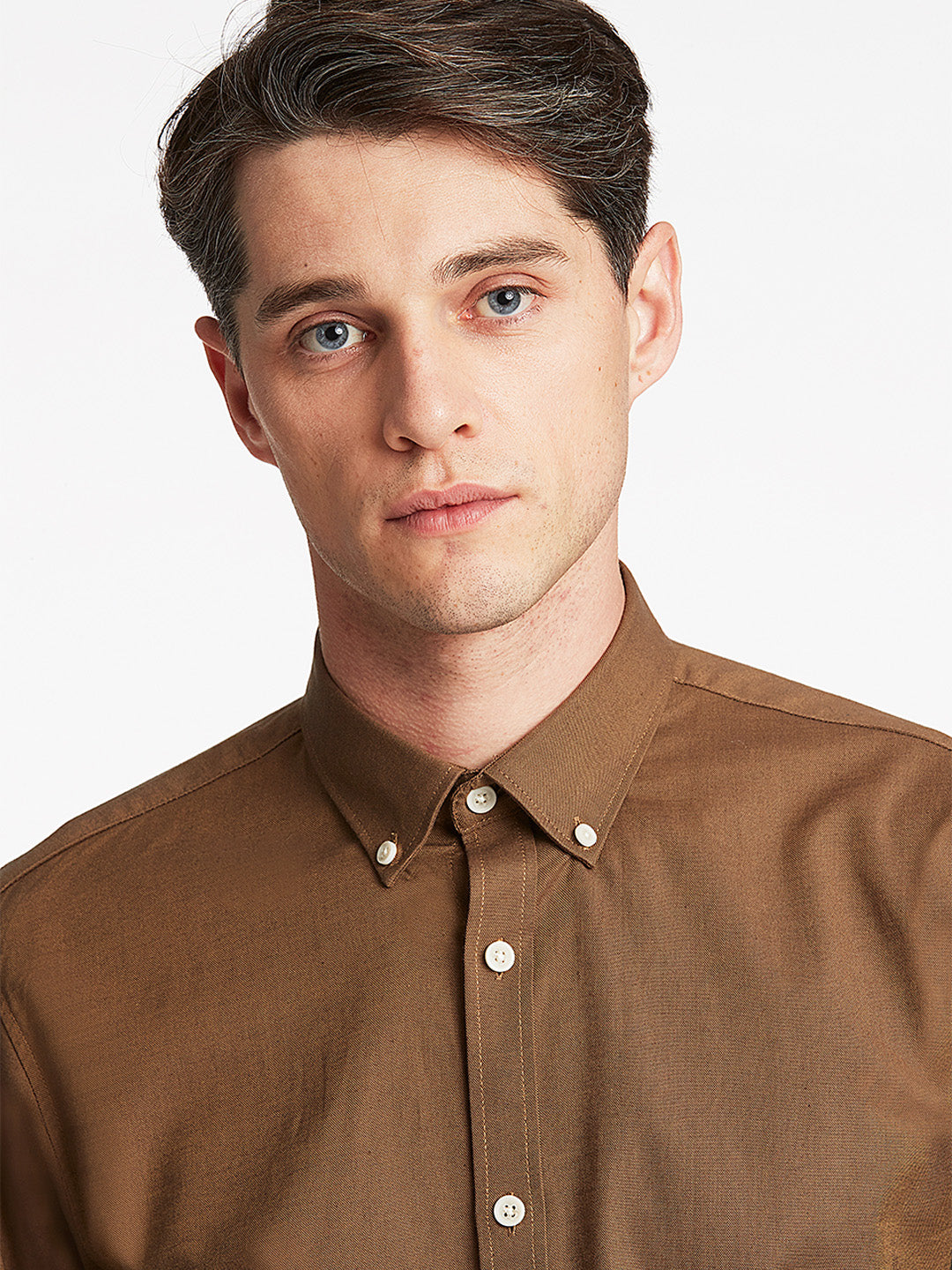 Lindbergh Brown Slim Fit Shirt