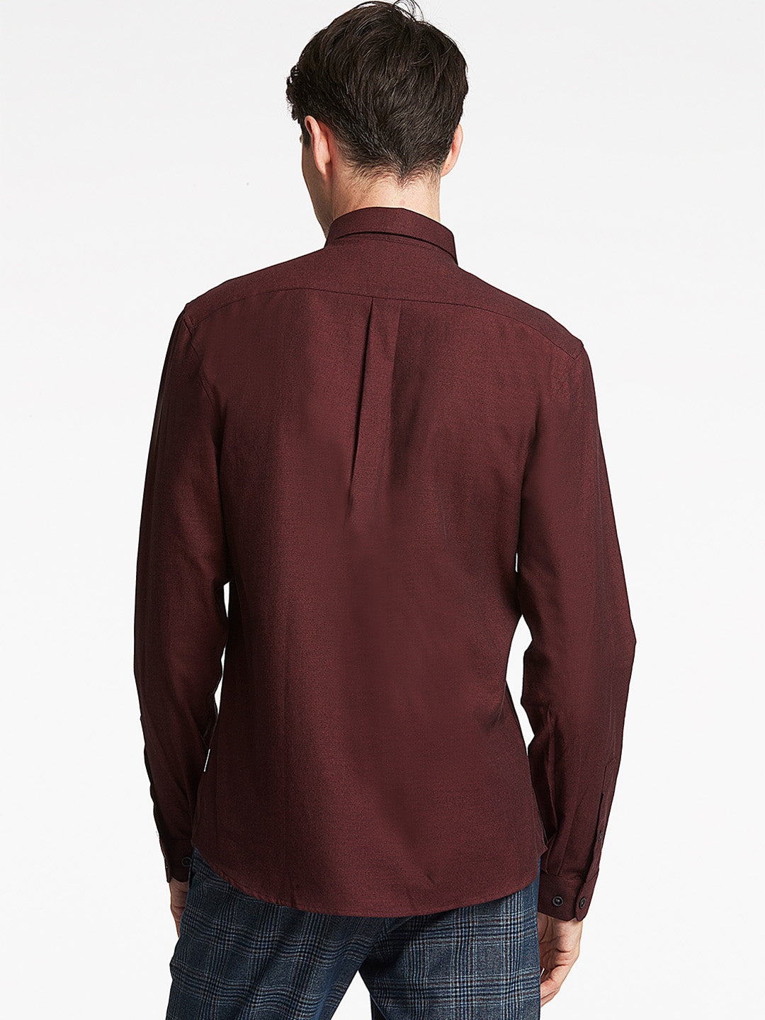 Lindbergh Maroon Slim Fit Shirt