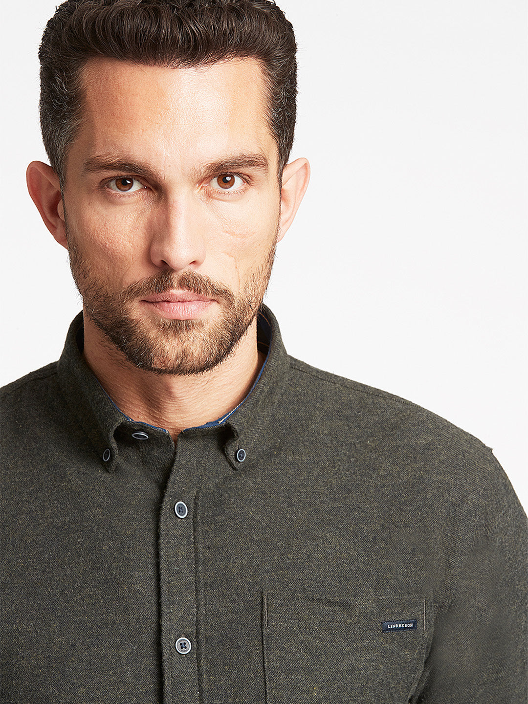 Lindbergh Green Relaxed Fit Shirt