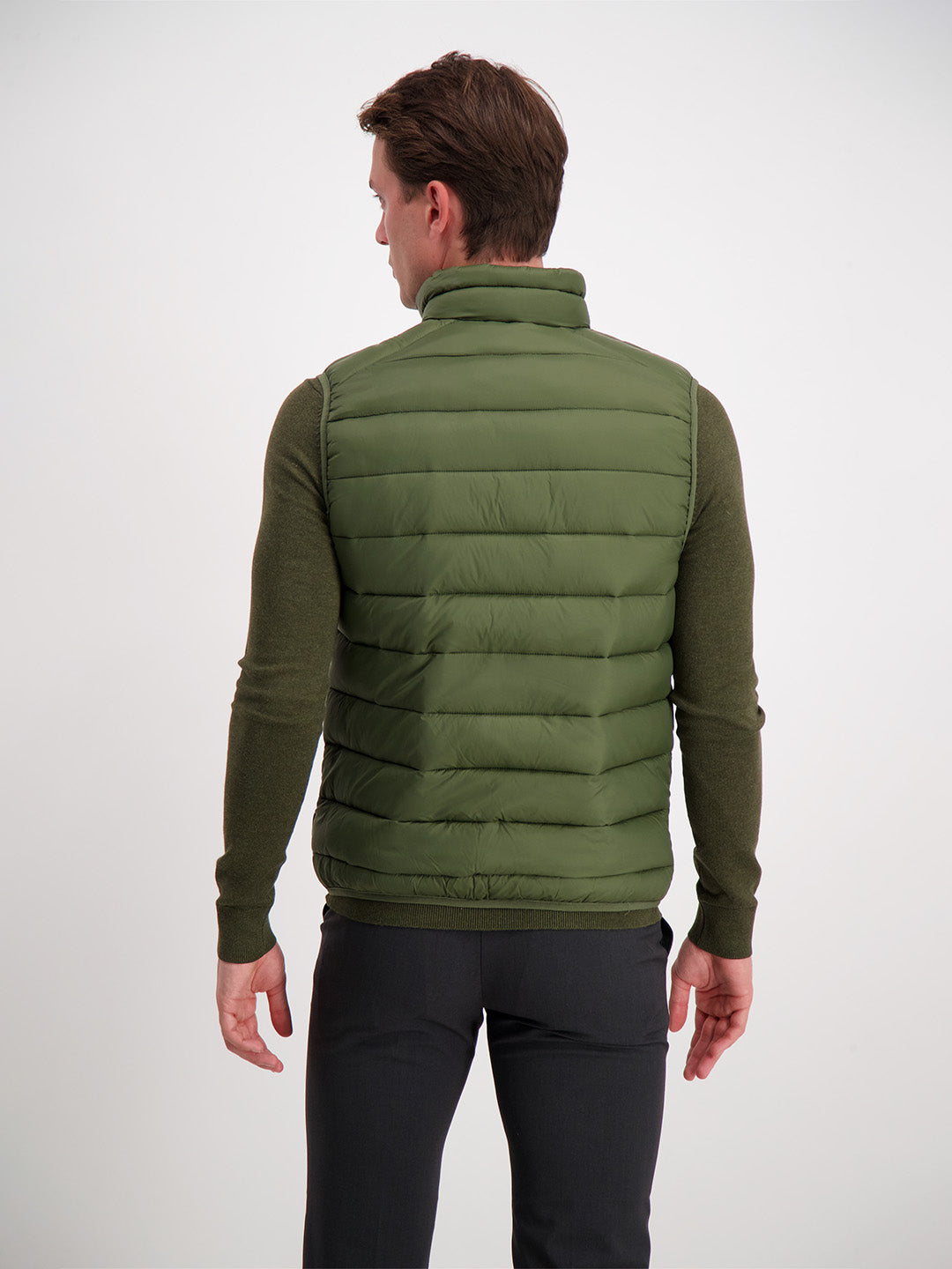 Lindbergh Men Green Solid Jacket