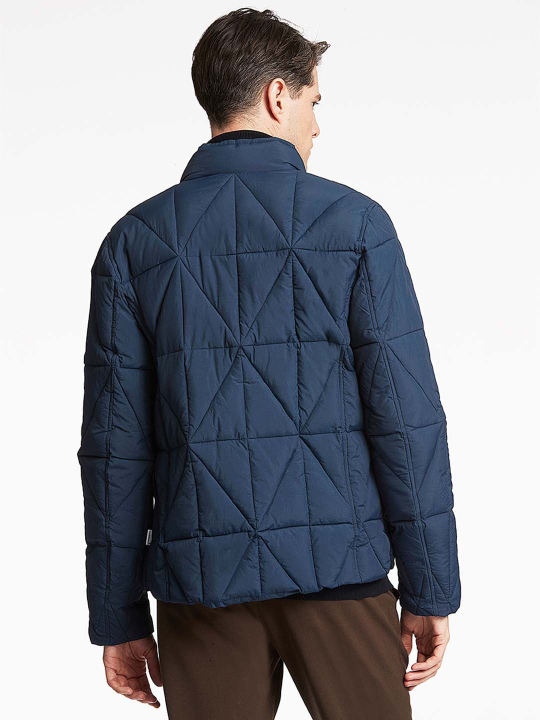 Lindbergh Men Blue Solid Jacket