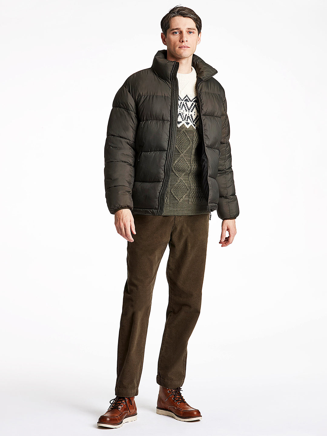 Lindbergh Men Green Solid Jacket