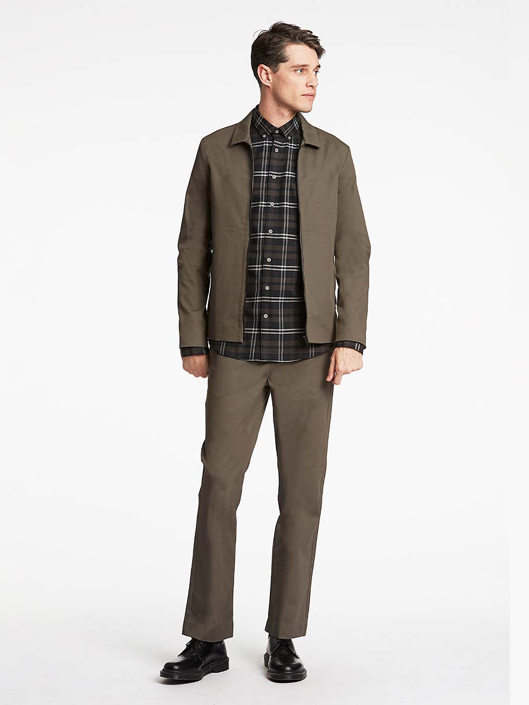 Lindbergh Olive Relaxed Fit Shirt