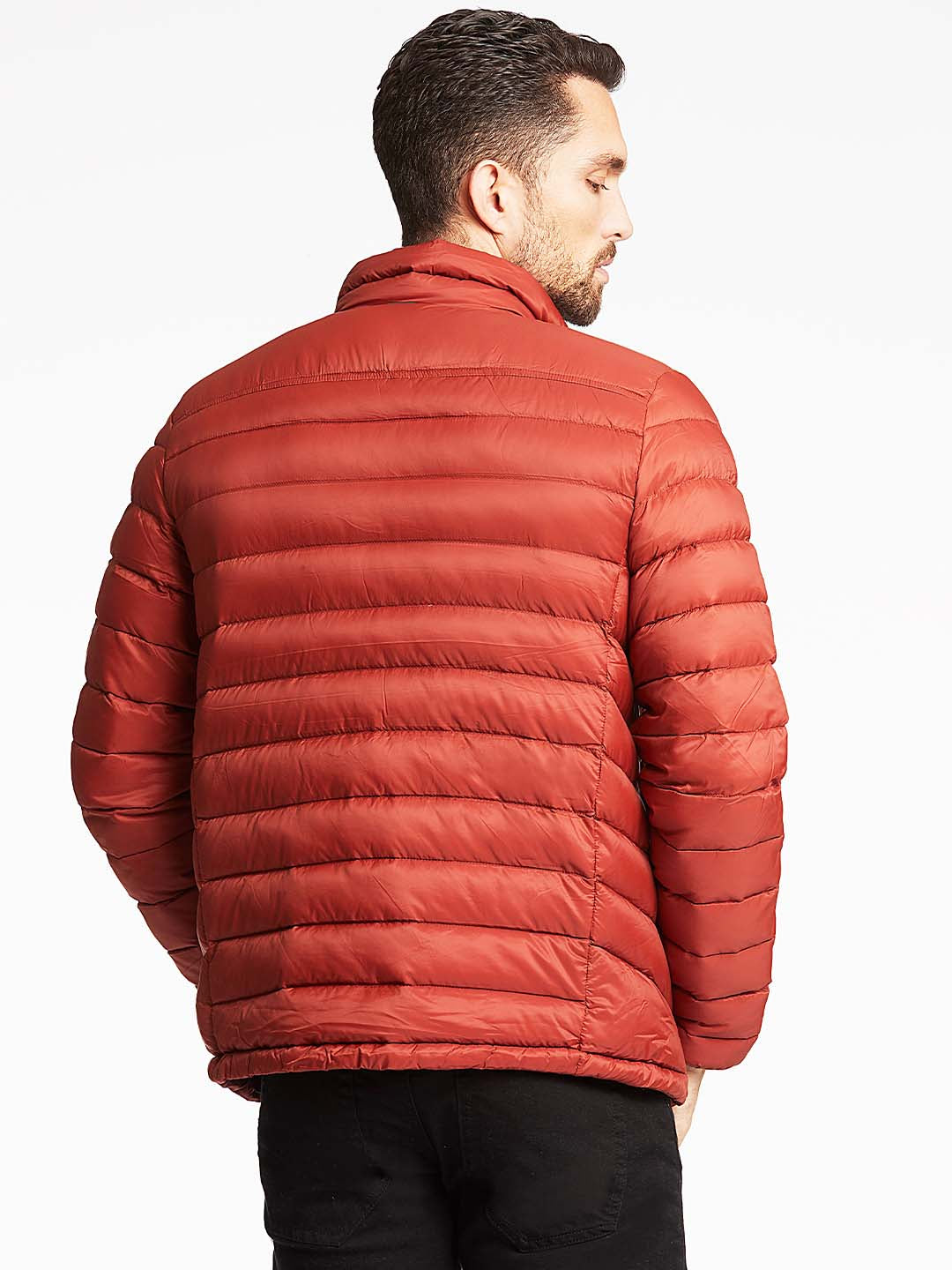 Lindbergh Men Red Solid Jacket