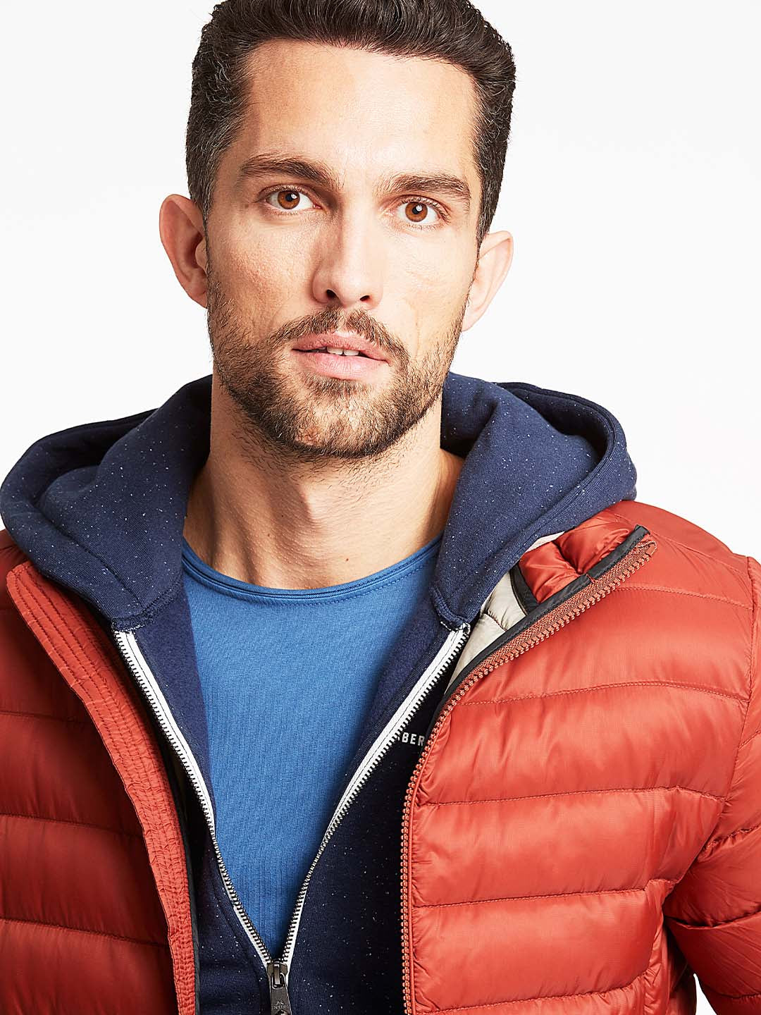 Lindbergh Men Red Solid Jacket