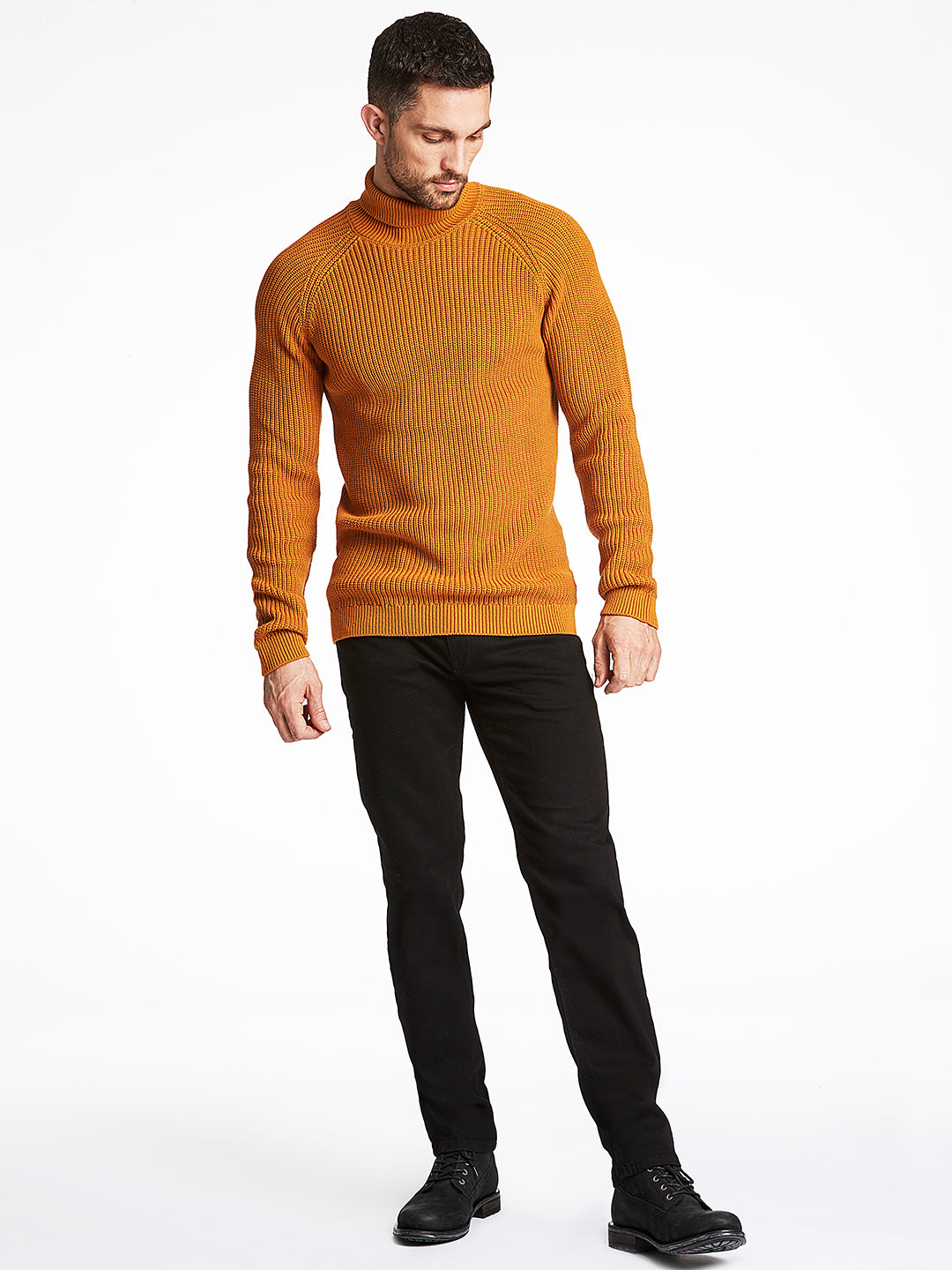 Lindbergh Men Brown Solid Sweater