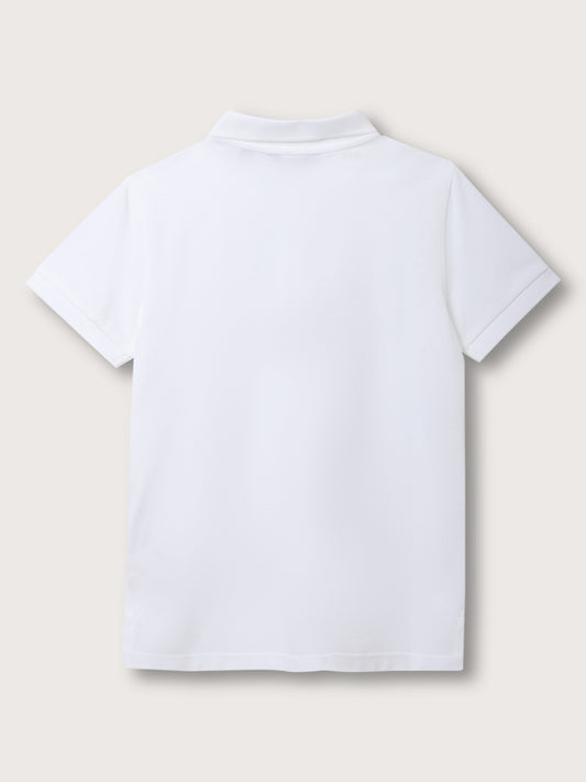 Gant Kids White Regular Fit Polo T-Shirt