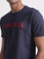 True Religion Navy Blue Logo Regular Fit T-Shirt
