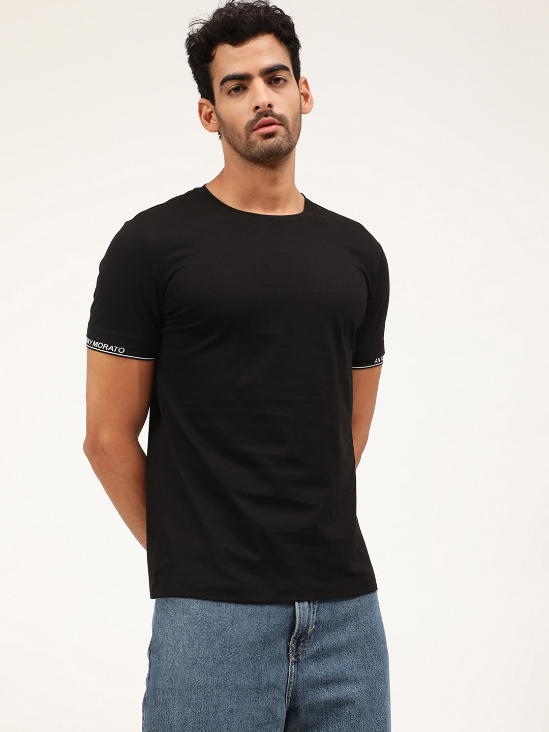 Antony Morato Black Slim Fit T-Shirt