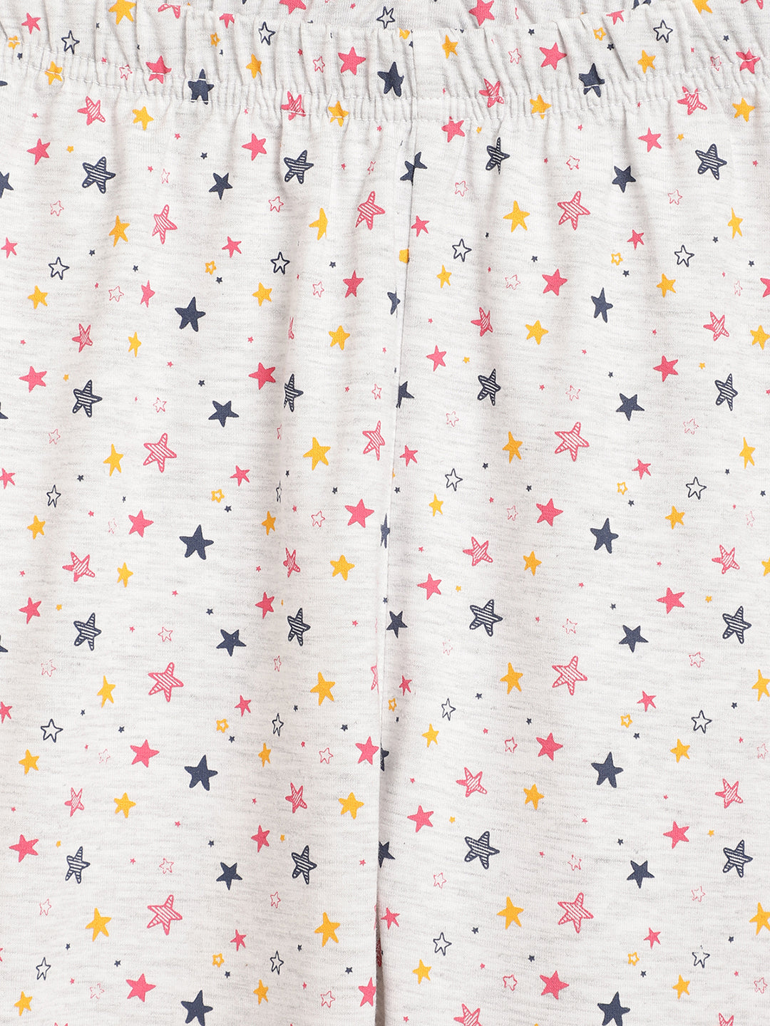 Blue Giraffe Girls Grey Printed Fitted Legging