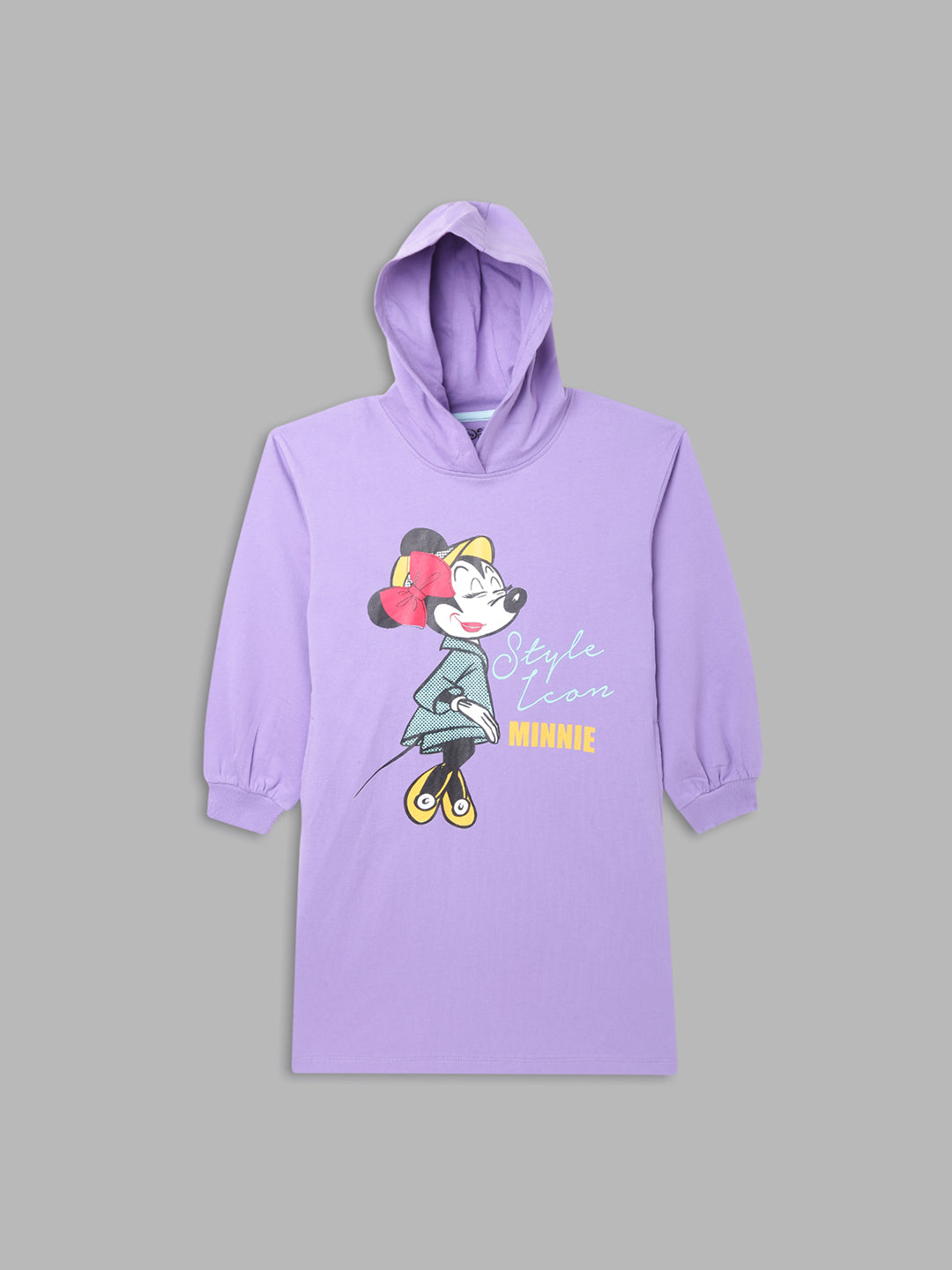 Blue Giraffe Girls Lavender Solid Dress