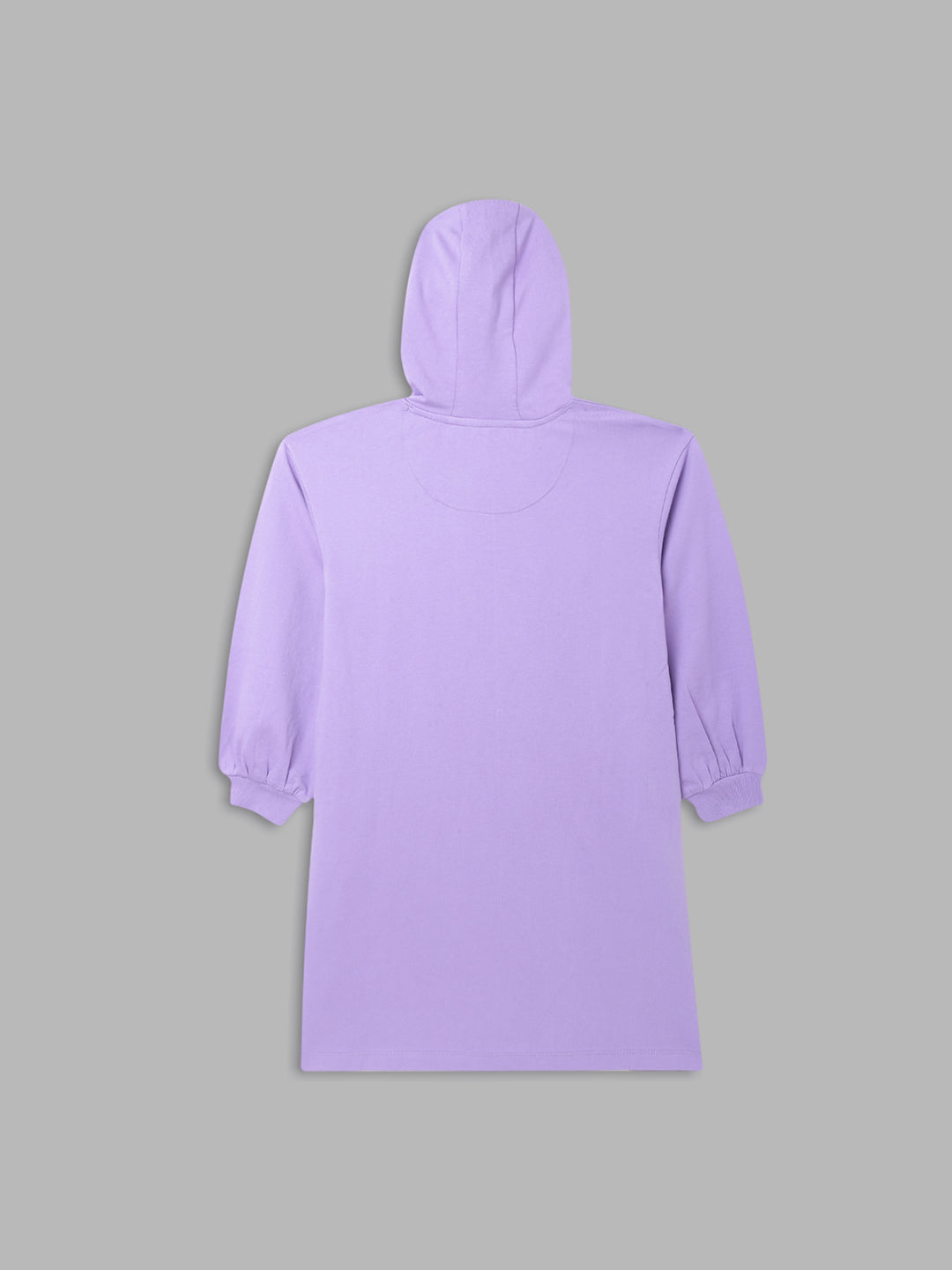 Blue Giraffe Girls Lavender Solid Dress