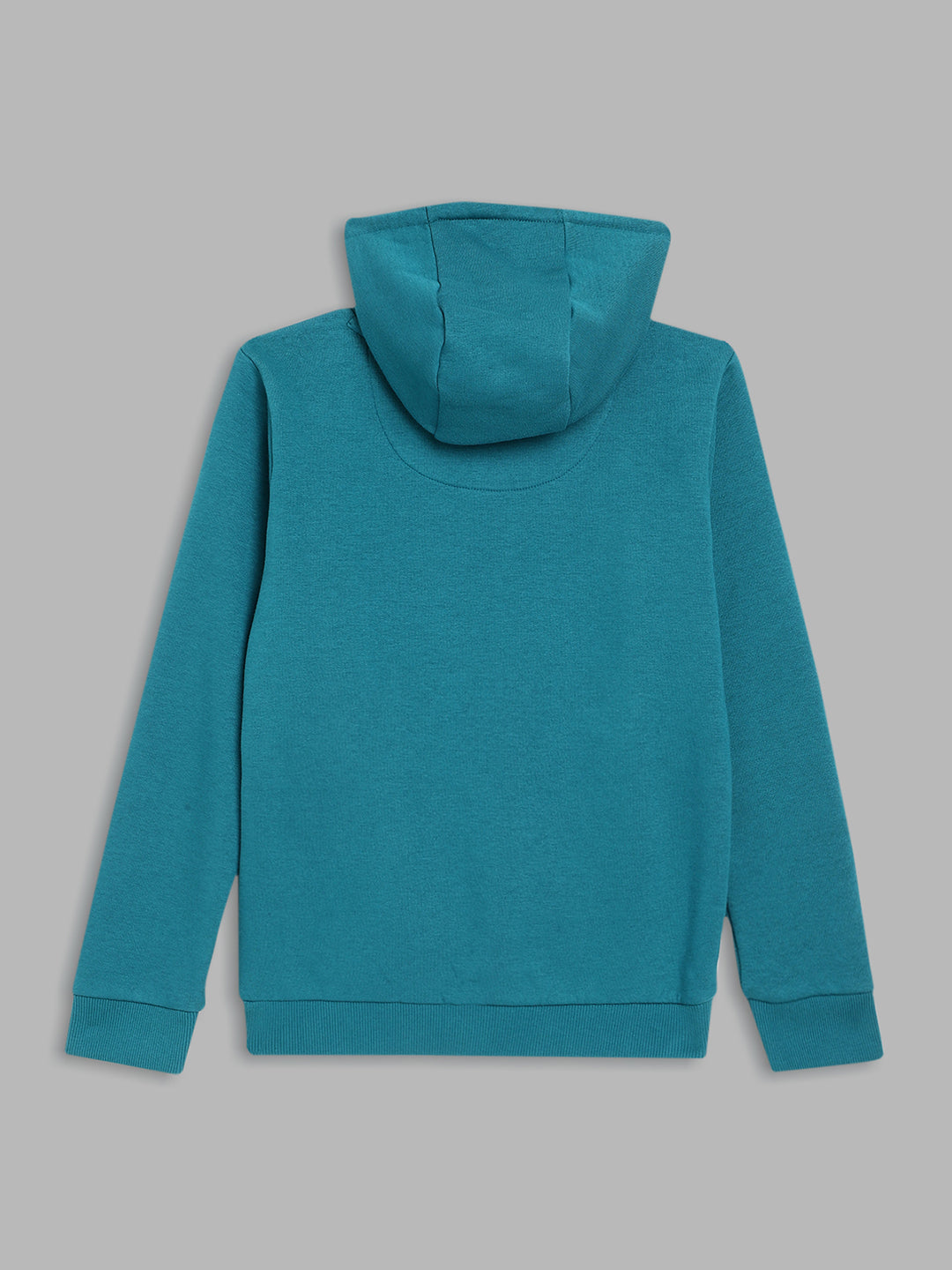 Blue Giraffe Boys Teal Solid Sweatshirt