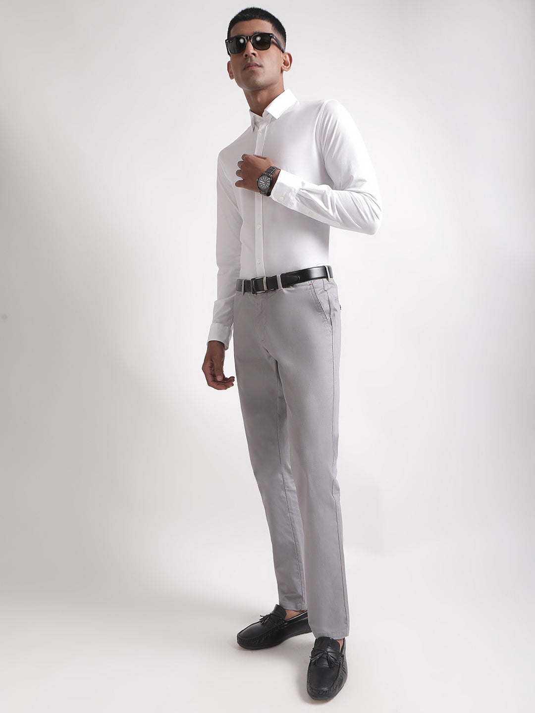 Matinique White Regular Fit Shirt