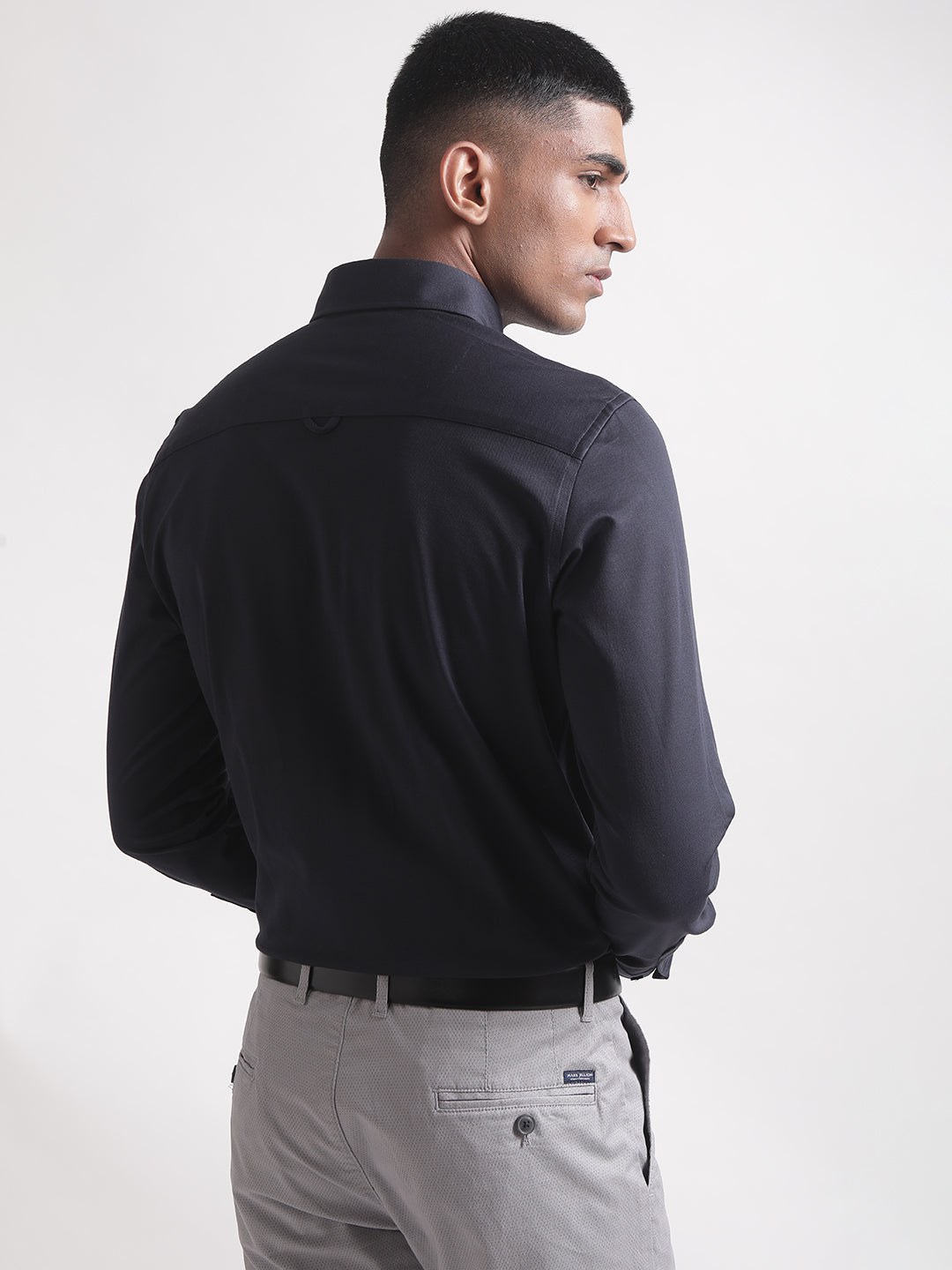 Matinique Navy Blue Regular Fit Shirt