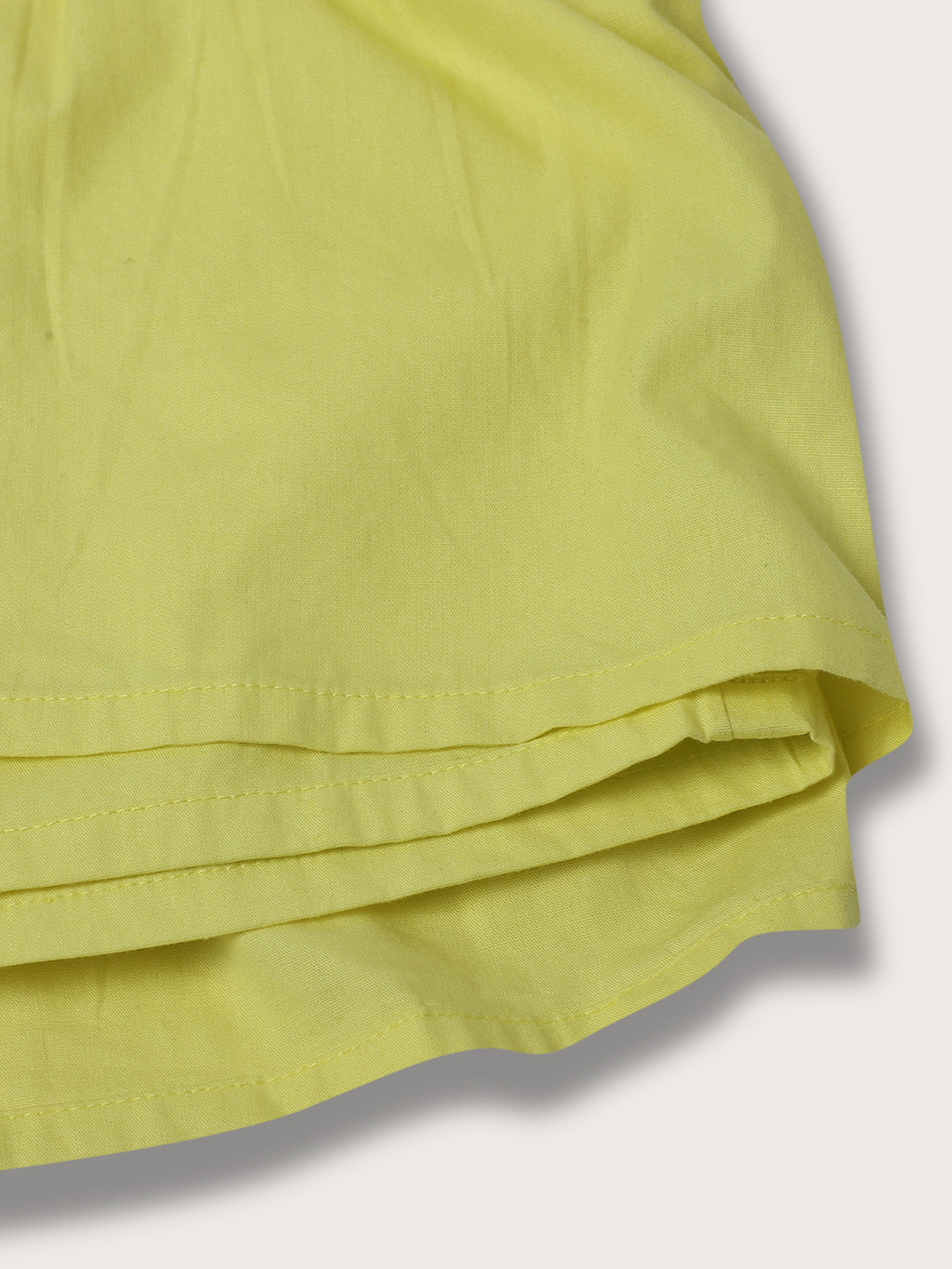 Blue Giraffe Girls Lime Solid Regular Fit Skirt