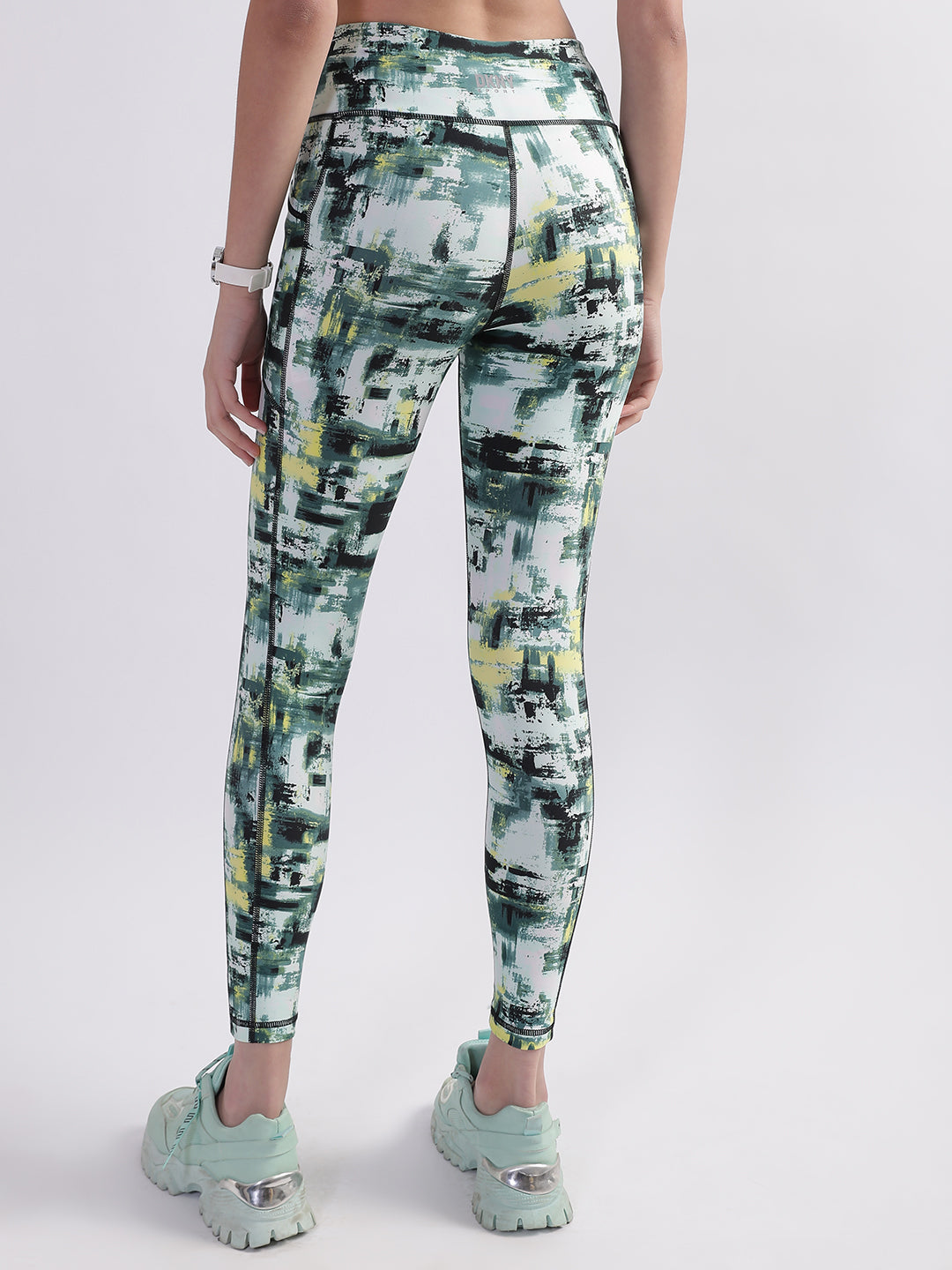 DKNY Women Multi Printed Fitted Leggings