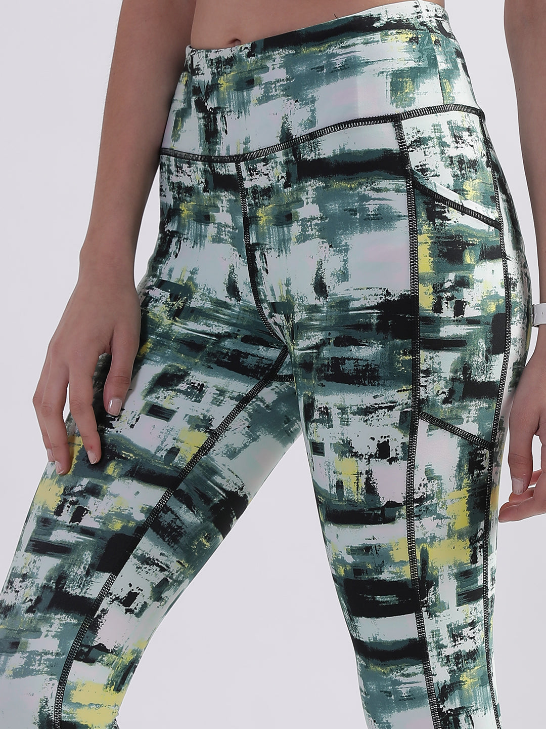 DKNY Women Multi Printed Fitted Leggings