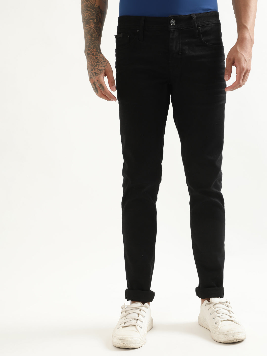 Antony Morato Men Tapered Fit Stretchable Cotton Jeans