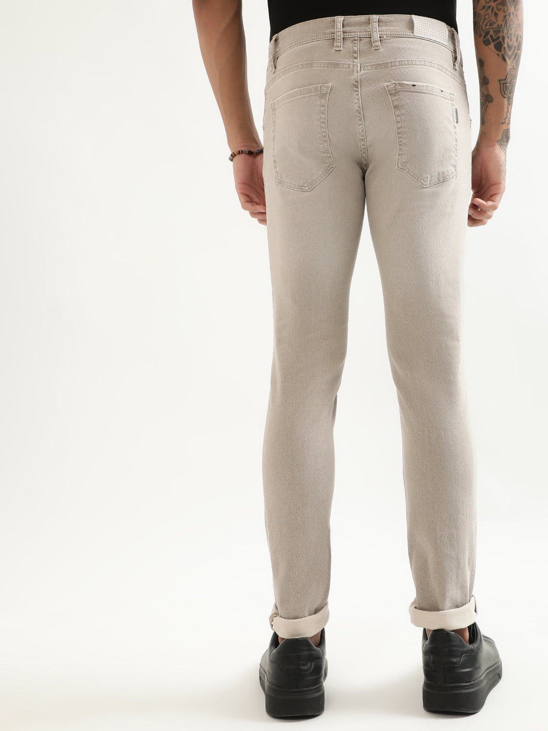 Antony Morato Men Super Skinny Fit Stretchable Cotton Jeans