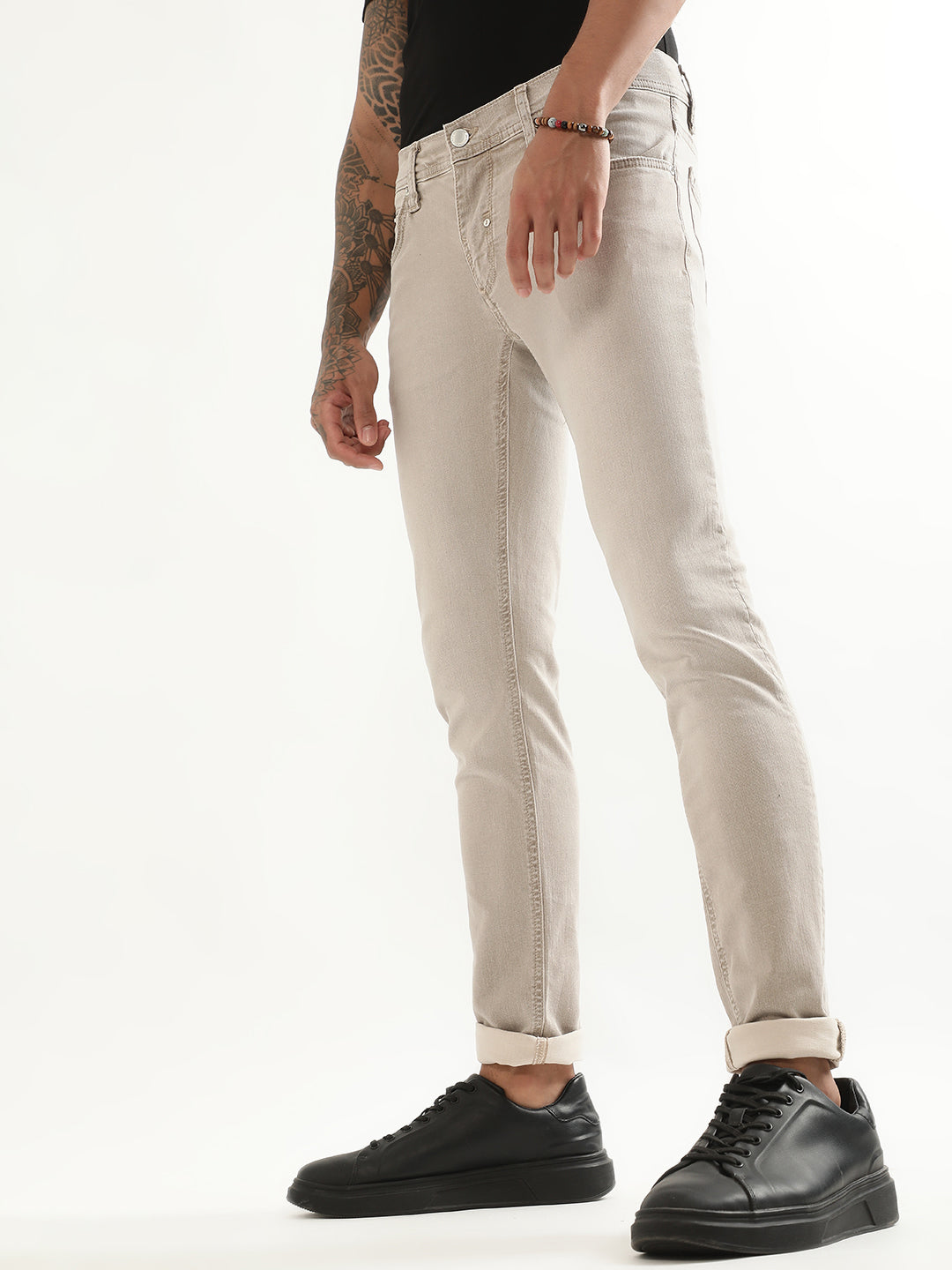 Antony Morato Men Super Skinny Fit Stretchable Cotton Jeans
