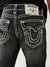 True Religion Men Grey Non Stretchable Straight Fit Jeans