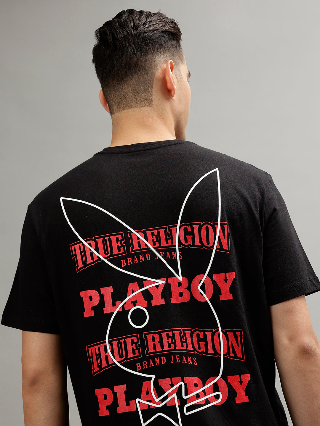 True Religion Black Fashion Relaxed Fit T-Shirt