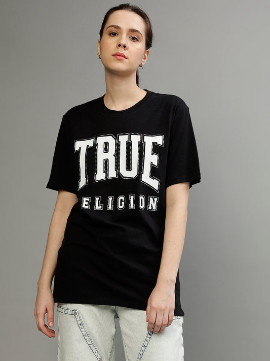 True Religion Black Fashion Regular Fit T-Shirt