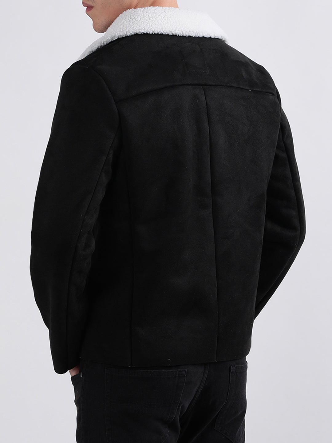 Lindbergh Men Black Solid Jacket