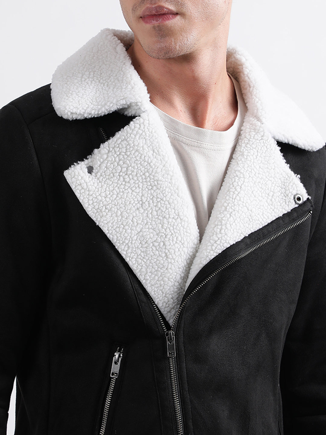 Lindbergh Men Black Solid Jacket