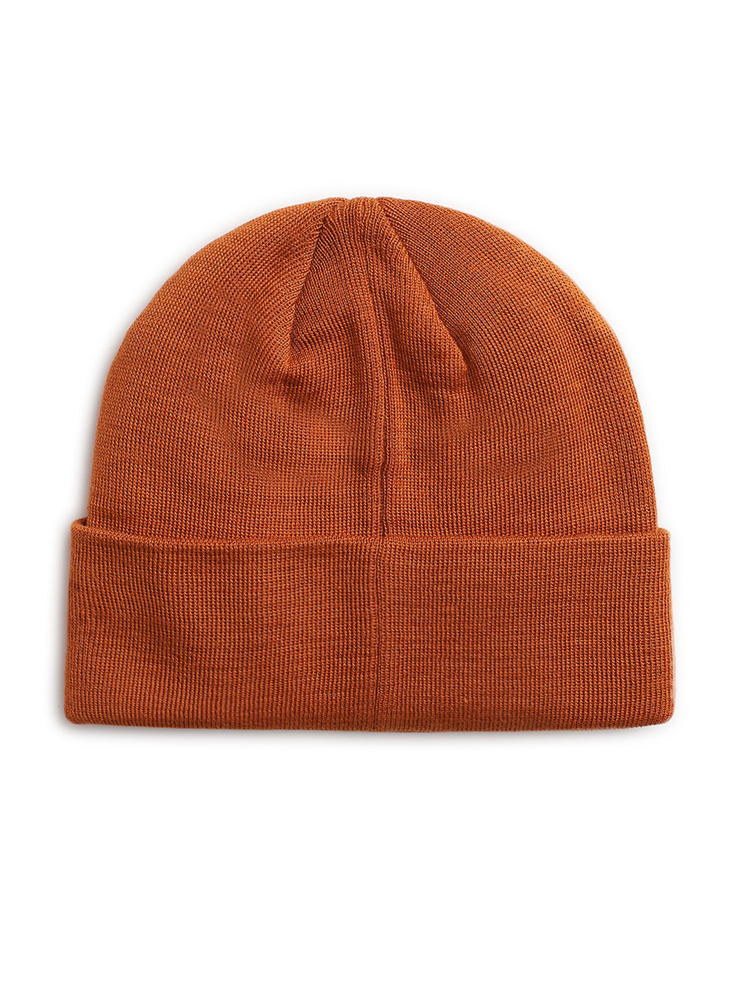 Lindbergh Men Rust Solid Beanie Cap