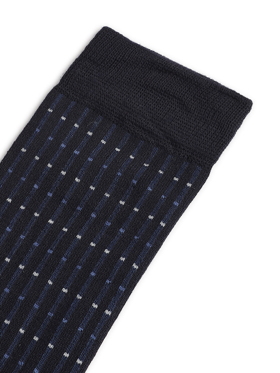 Lindbergh Men Navy Blue Striped Socks
