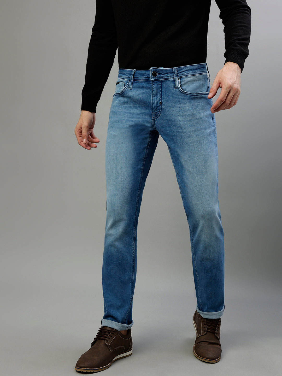 Antony Morato Men Solid Slim Fit Jeans