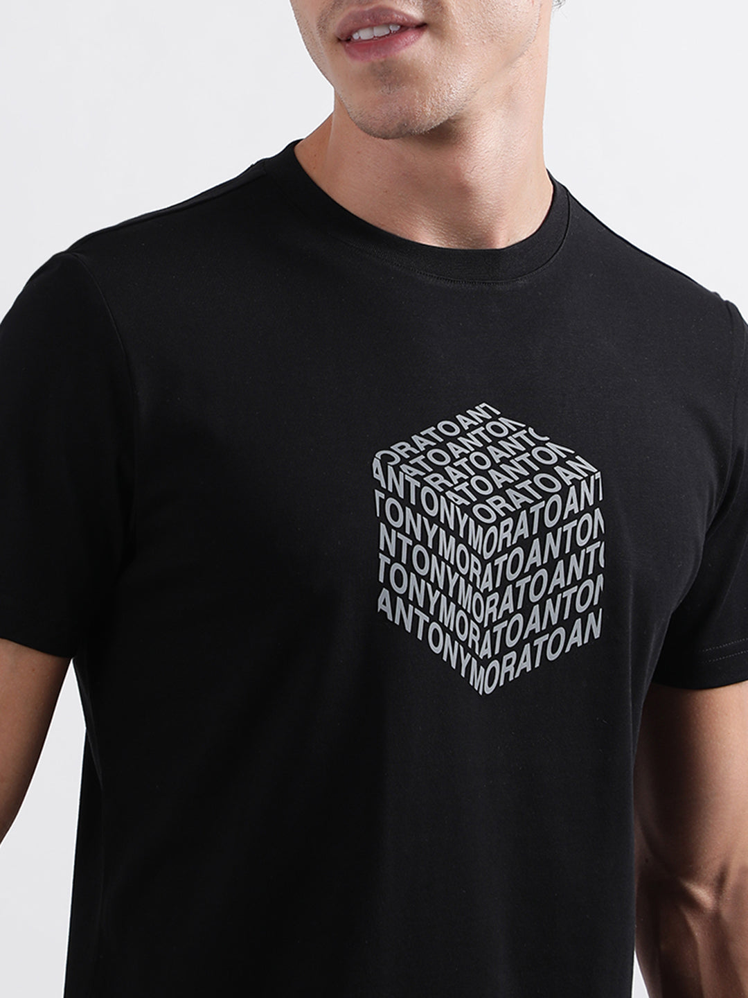 Antony Morato Black Regular Fit T-Shirt