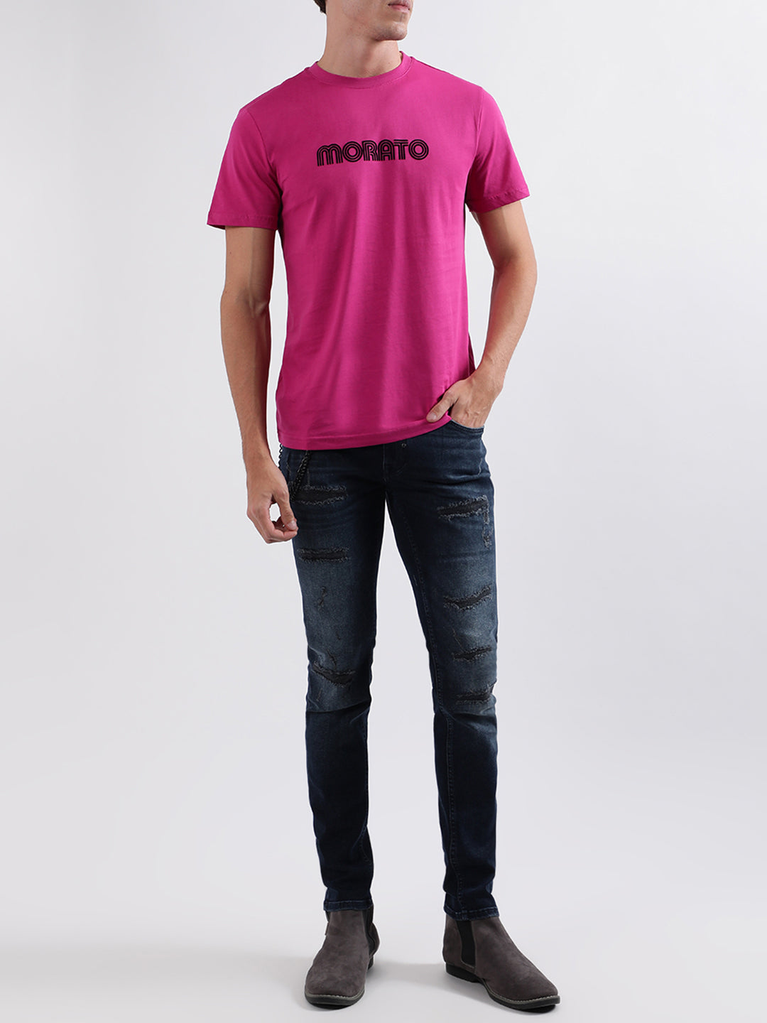 Antony Morato Red Slim Fit T-Shirt