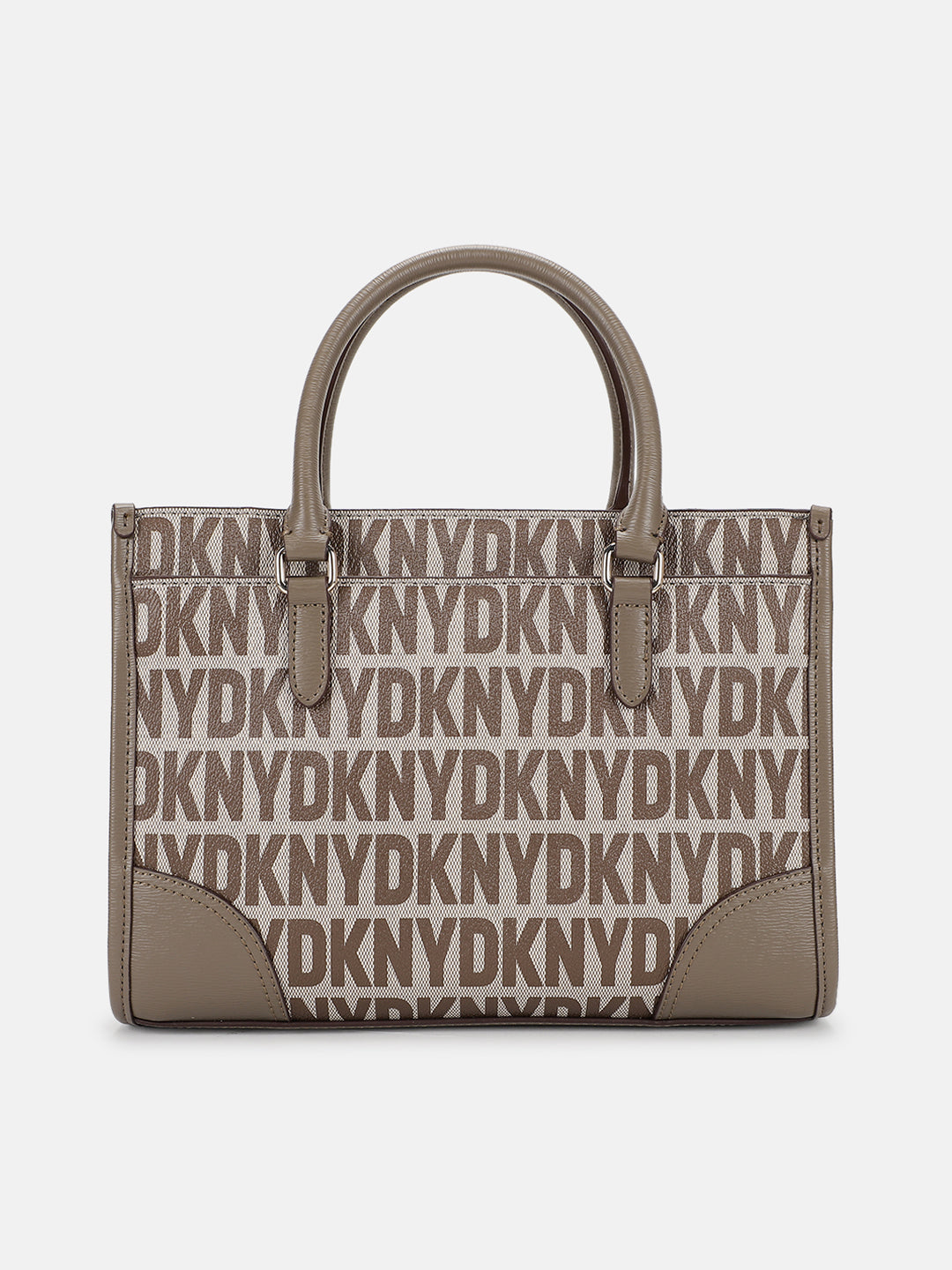 Dkny Women Beige Printed Shoulder Bag
