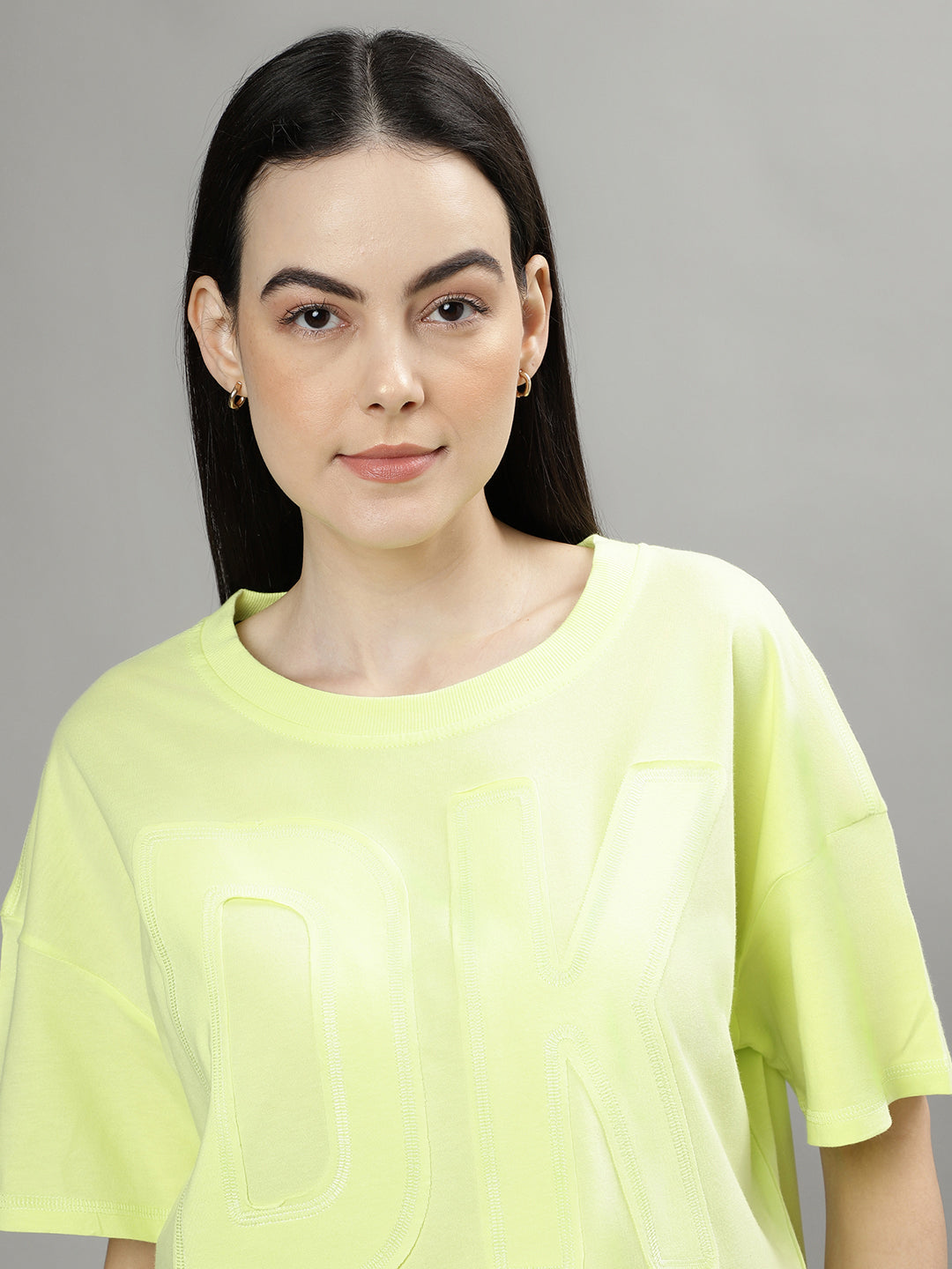 Dkny Lime Fashion Regular Fit Top