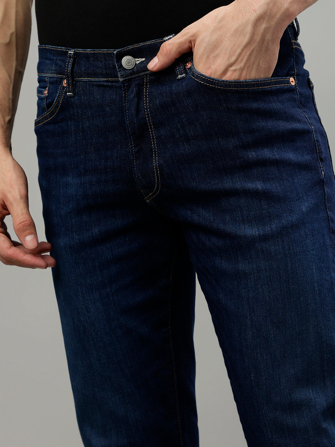 Gant Men Blue Washed Extra Slim Fit Jeans