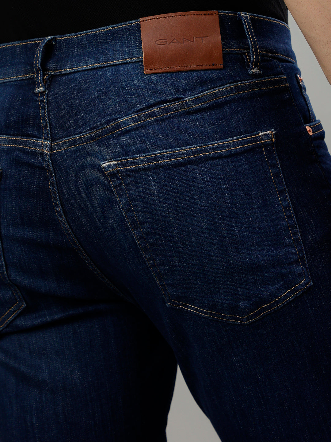 Gant Men Blue Washed Extra Slim Fit Jeans